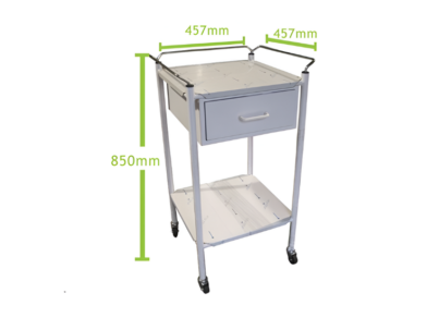 Anaesthetic Trolley 1 Drawer Stainless Steel