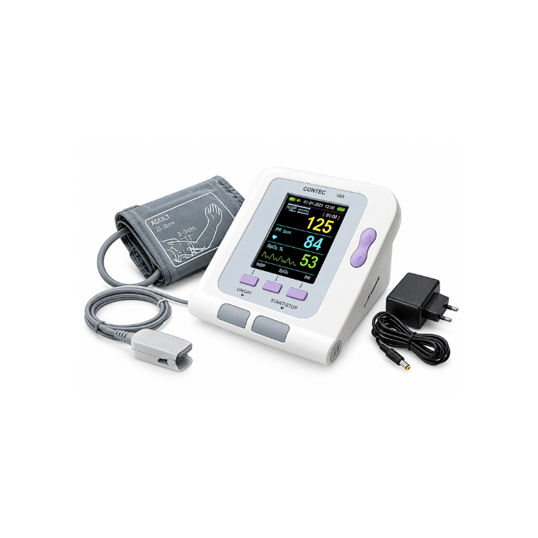 Blood Pressure Meter 08A with Spo2 Probe & adaptor