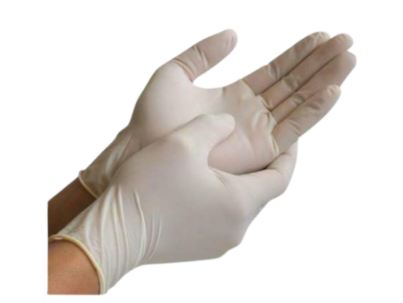 Examination gloves powdered latex size S/M/L/XL