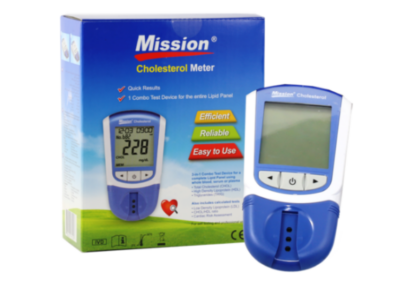 Mission 3 IN 1 Cholesterol Meter-Full Lipid panel(No strips included)
