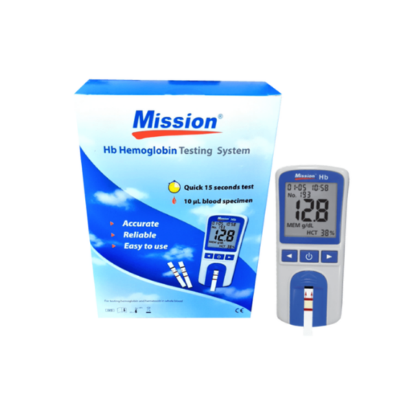 Mission HB Hemoglobin Testing Machine with Strips - Medi-Service