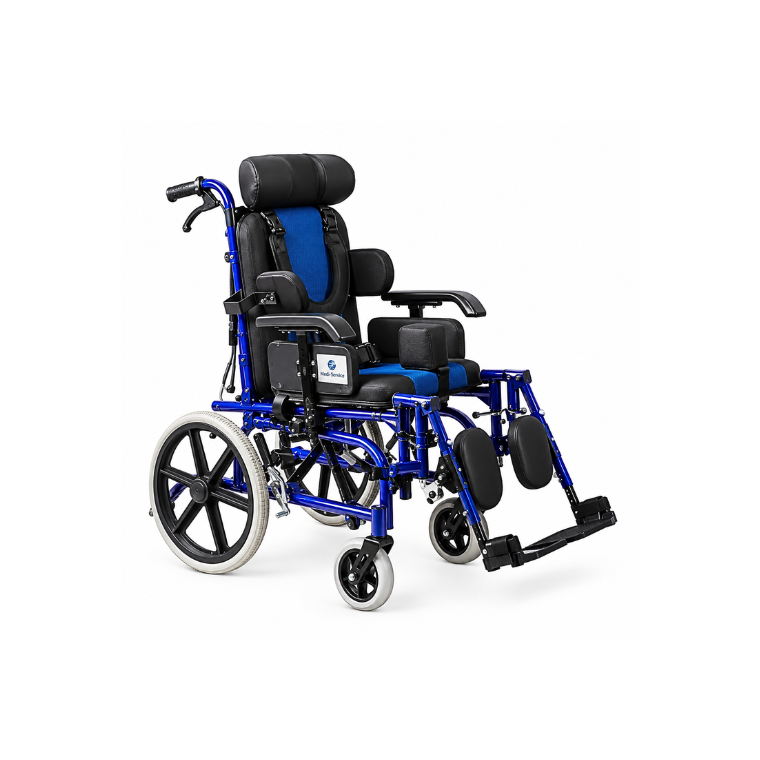 Aluminium Adapting Reclining Cerebral Palsy Wheelchair Children