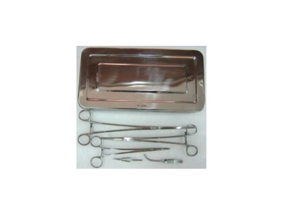 Surgical Vascular Clamps Set with tray
