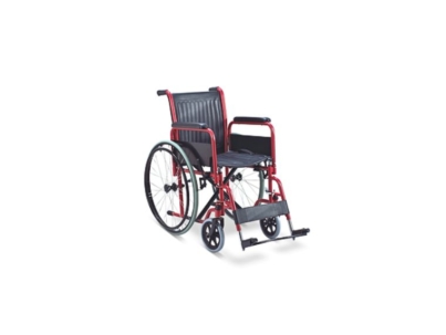 Wheelchair steel PVC detachable arm and footrest