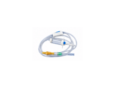 Admin Infusion Set with 1 Y site without Needle 60 drops