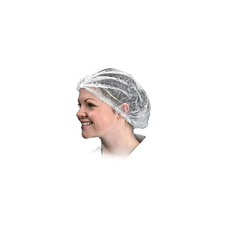 Mop caps Single Stitch (100’s) white