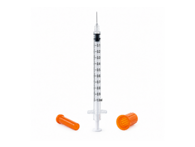 1ml Luer Slip Syringe with 27g Needle