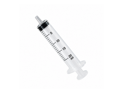 20ml Luer Slip Syringe 3-part concentric tip