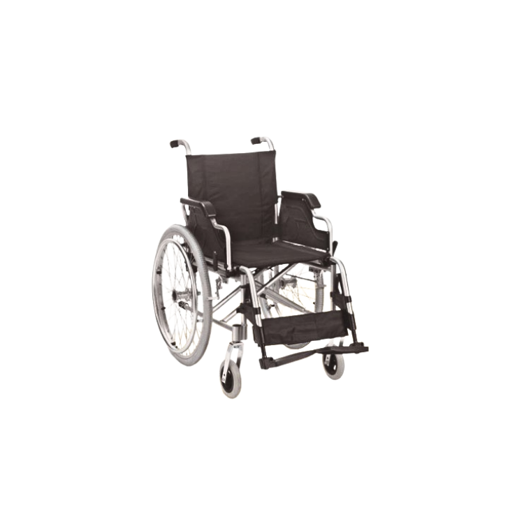 Wheelchair Allum/Nylon Lightweight Detachable Arm & Foot Rest